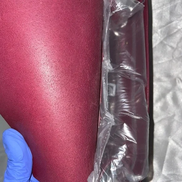 Sophie Hulme burgundy envelope purse - Picture 4 of 11